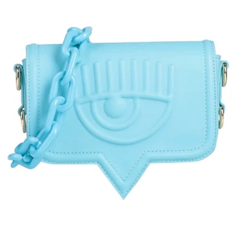 13. Chiara Ferragni Light Blue “Eye-Like” Crossbody Bag - NWOT